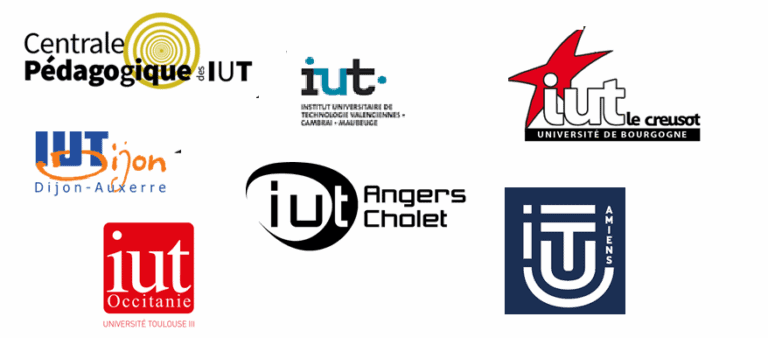 Logo Iut TC et la centrale pédagogique des IUT ipaje serious game