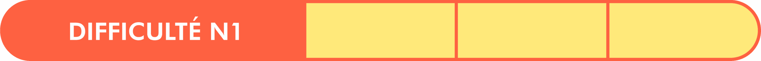 Barre de difficulté du jeu Citrus sérious game ipaje